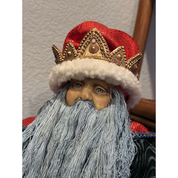 Vintage Old World Paper Maché 22”‎ Father Christmas - Picture 4 of 10